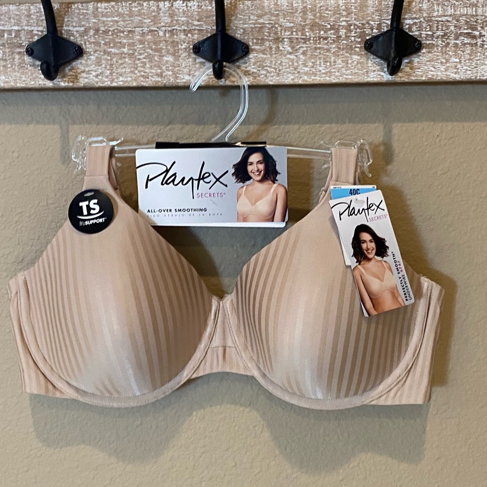 💥 SALE NWT Playtex Perfectly Smooth Bra in Gloss 4707 - Picture 5 of 15